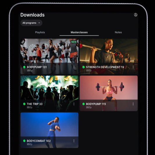L'application Les Mills Instructor App a été repensée