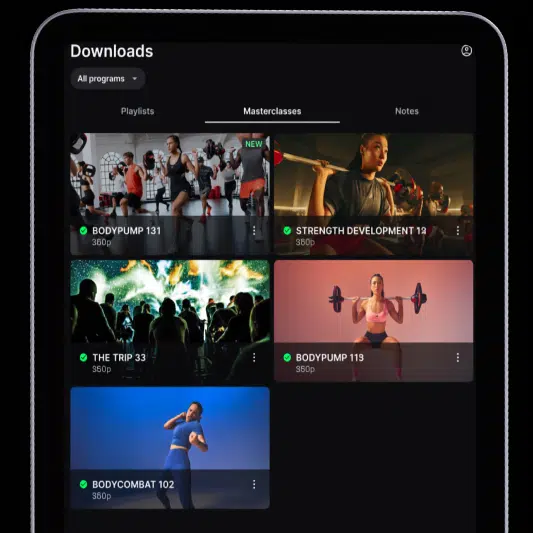 L'application Les Mills Instructor App a été repensée